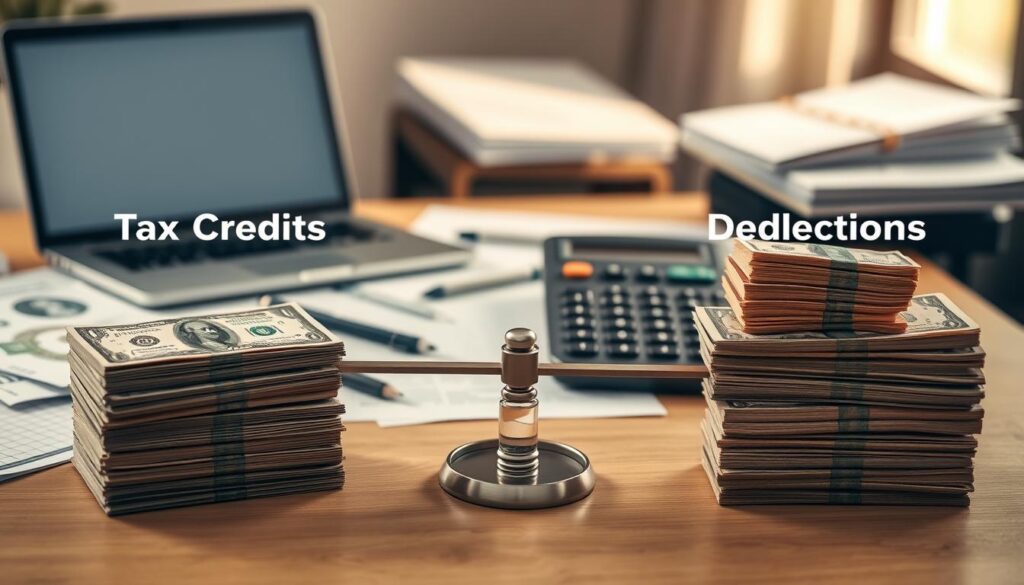 Tax credits and tax deductions comparison