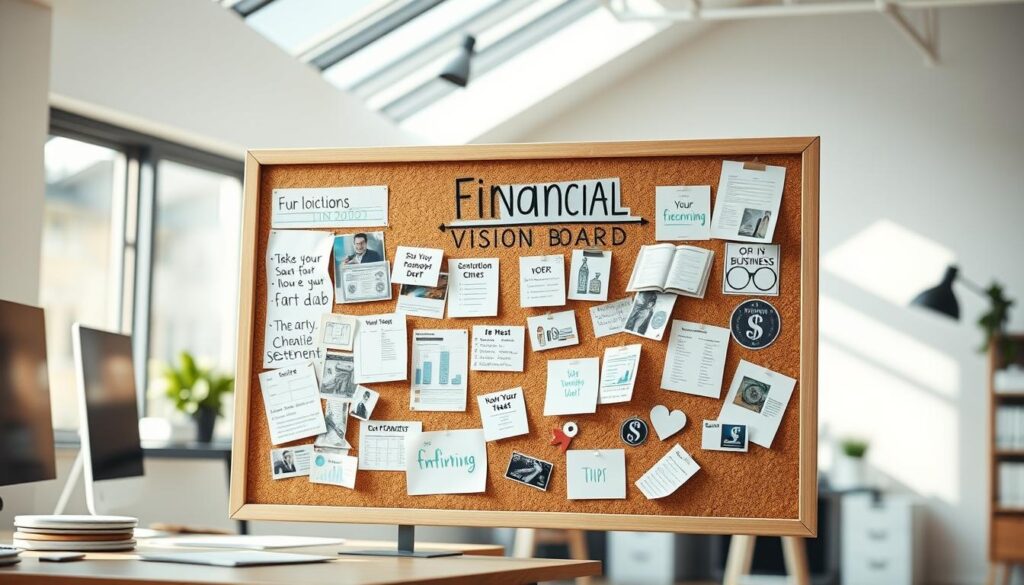 financial vision board benefits