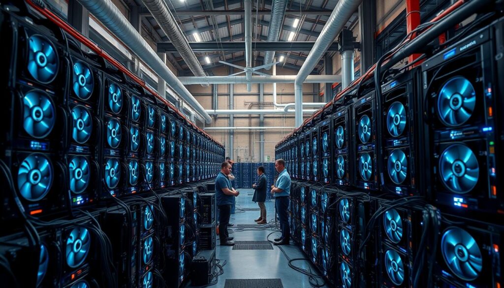 Cryptocurrency mining operations