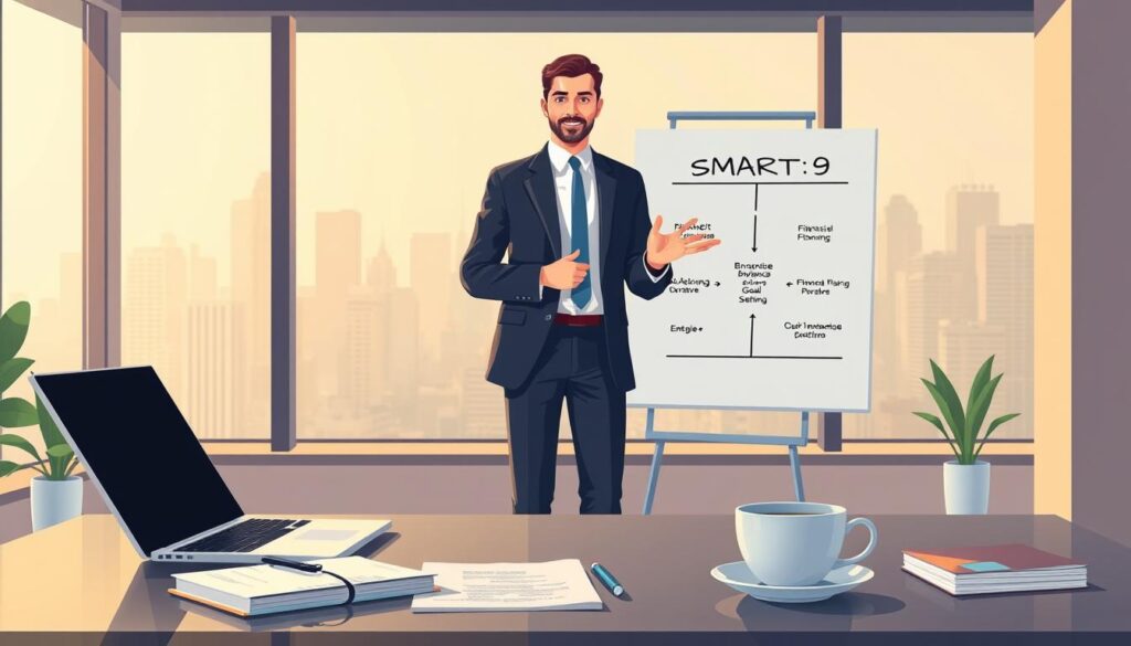SMART financial goal setting with step-by-step planning for 2025
