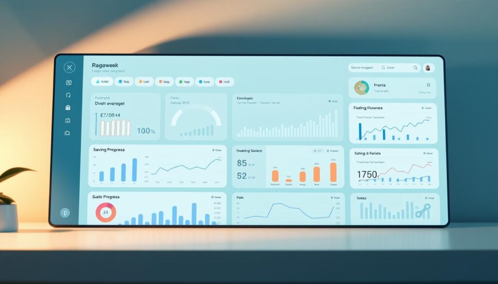Tracking financial goals progress