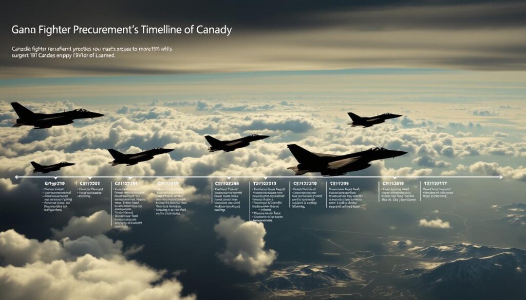 canada fighter jet selection process timeline