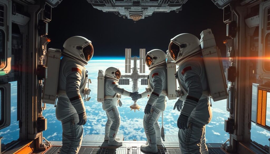 crew crew-10 handover at ISS