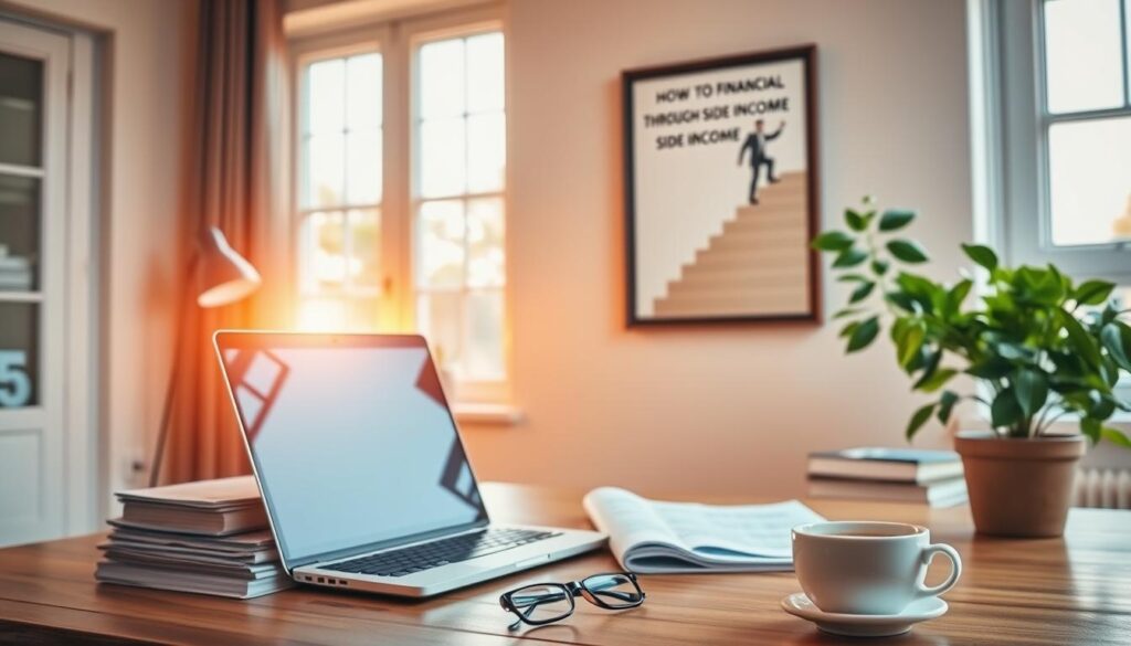 financial freedom inspiration through side income