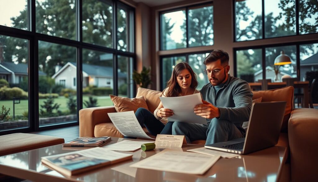 Homeowners reading mortgage news as rates rise in 2025 after Fed's freeze decision
