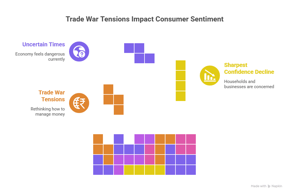 Consumer Sentiment Drops Amid Trade War Tensions