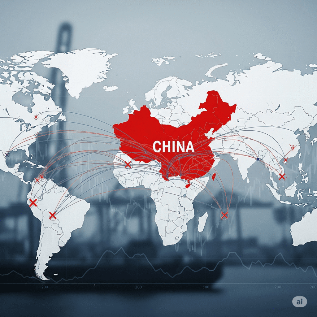 China supply chain control impact on global trade