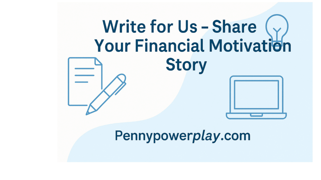 Write for us financial motivation guest post – Pennypowerplay blog submission