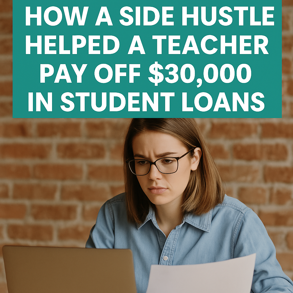 teacher student loan payoff success story