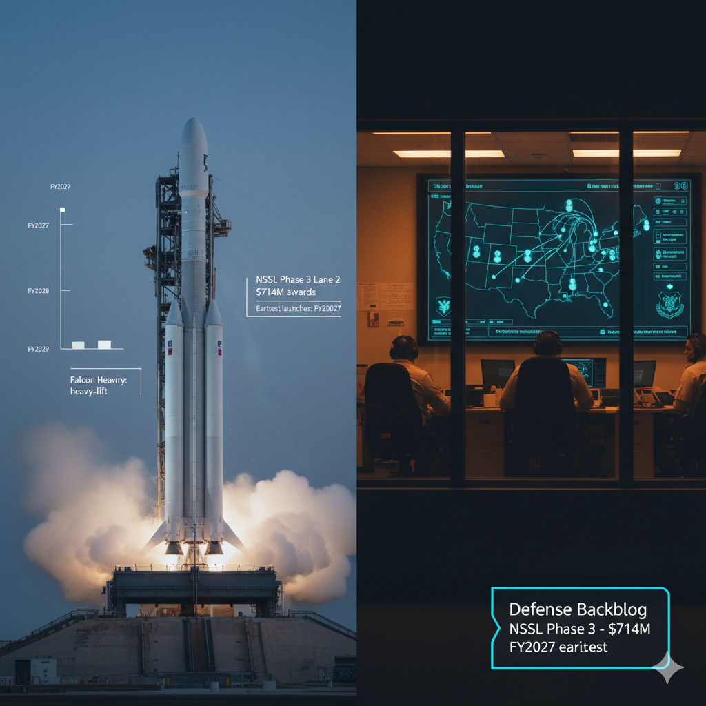 SpaceX Q4 2025 Update: Defense Contracts, Starlink Momentum, and the Starship Timeline | PennyPowerPlay spacex q4 2025 update defense backlog nssl phase 3 lane 2 falcon heavy on pad