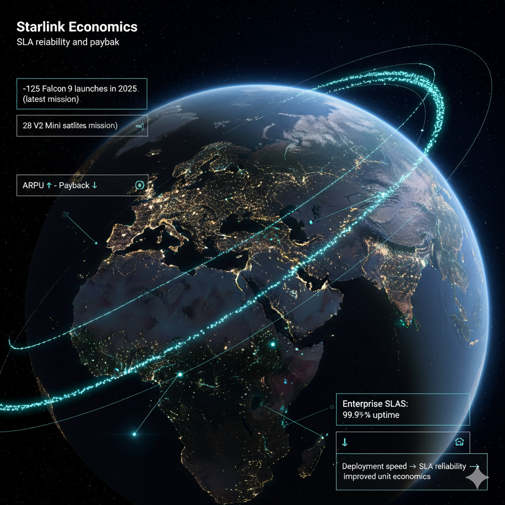 SpaceX Q4 2025 Update: Defense Contracts, Starlink Momentum, and the Starship Timeline | PennyPowerPlay spacex q4 2025 update starlink constellation economics slas 99.9 uptime over earth