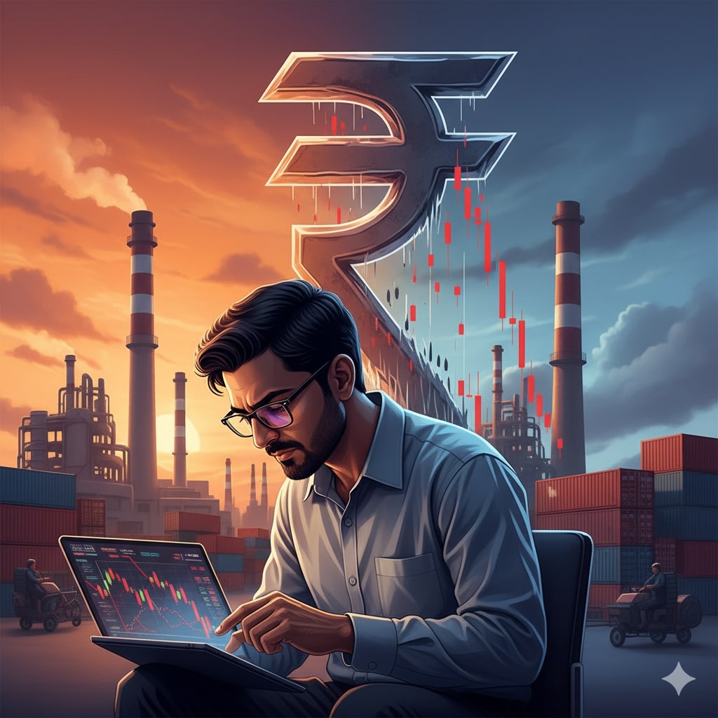 India struggling with currency volatility during the Trump Trade War 2025 Market Impact