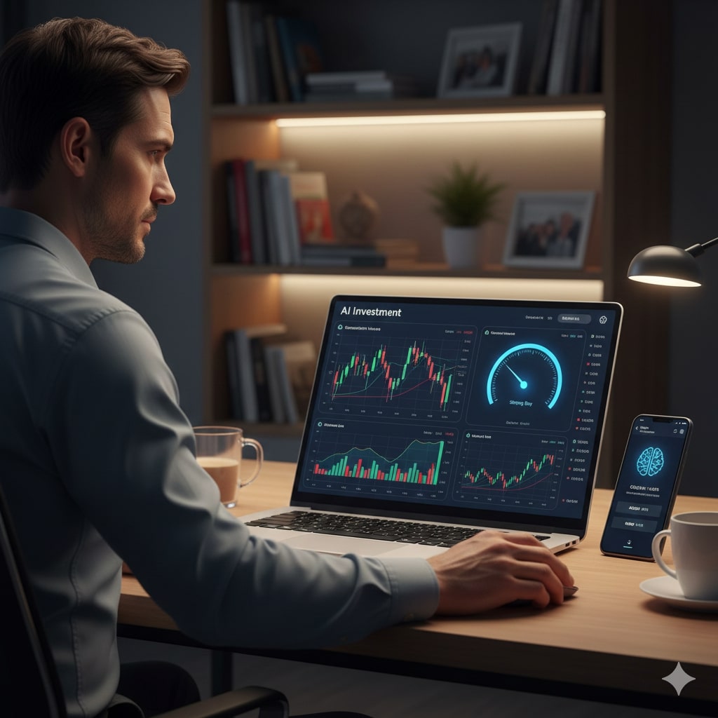 Investor Leveraging AI for Market Analysis