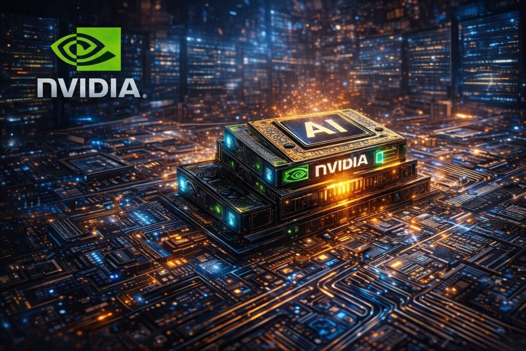 Nvidia leading the AI chip boom 2026 with advanced GPU infrastructure