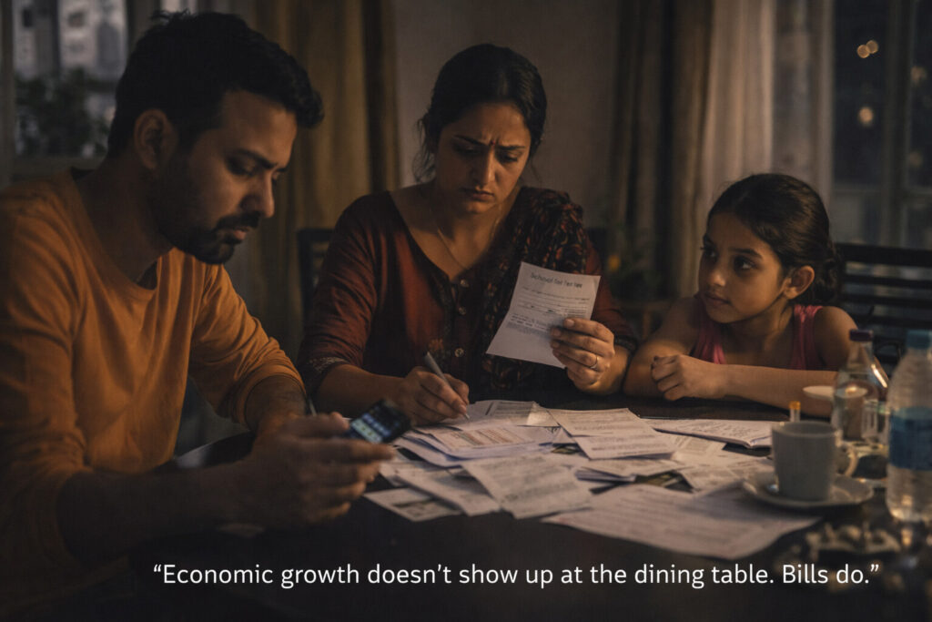 why middle feels poorer in a growing economy