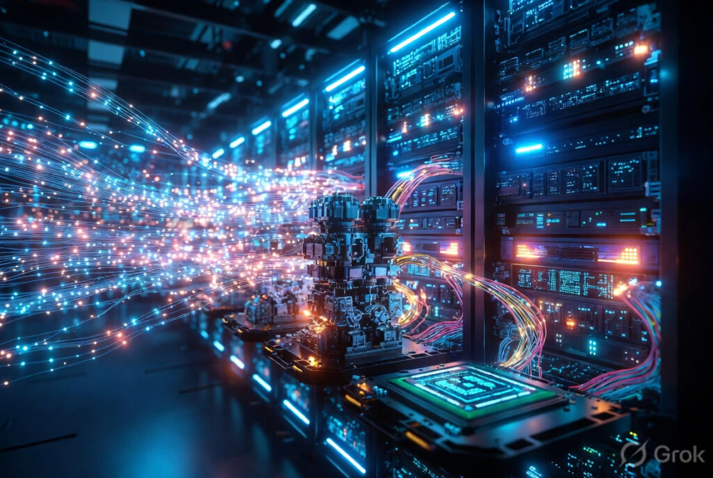 AI gold rush compute power infrastructure data center