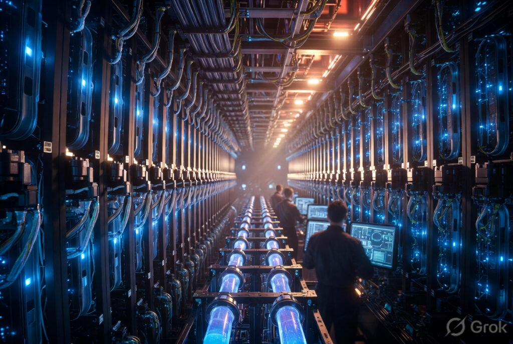 AI infrastructure race data center servers