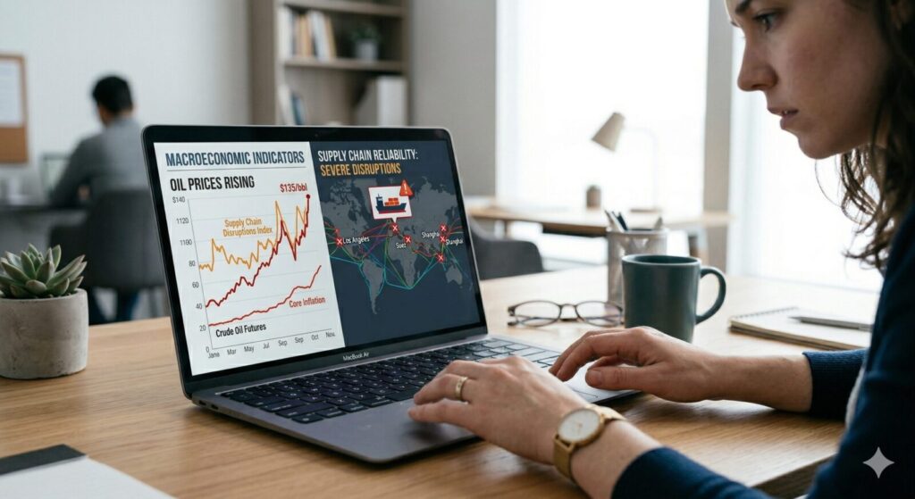 global inflation causes supply chain energy interest rates 2026