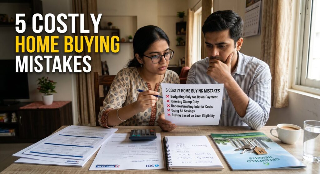 10 Hidden Costs of Buying a Home in India: Why a ₹50 Lakh Home May Require ₹20 Lakh in Cash | PennyPowerPlay Common mistakes first-time home buyers make when purchasing a property in India.