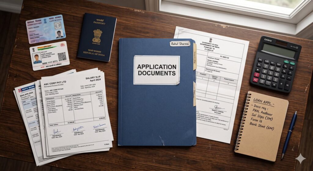 Home Loan Application Checklist documents required in India