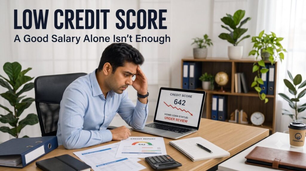 Low credit score affecting home loan approval in India