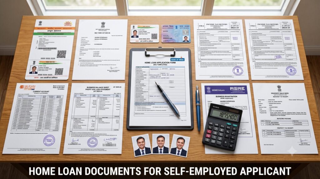Home Loan Eligibility for Self-Employed in India (2026): Complete Guide for Professionals & Business Owners | PennyPowerPlay Home Loan Documents for Self Employed