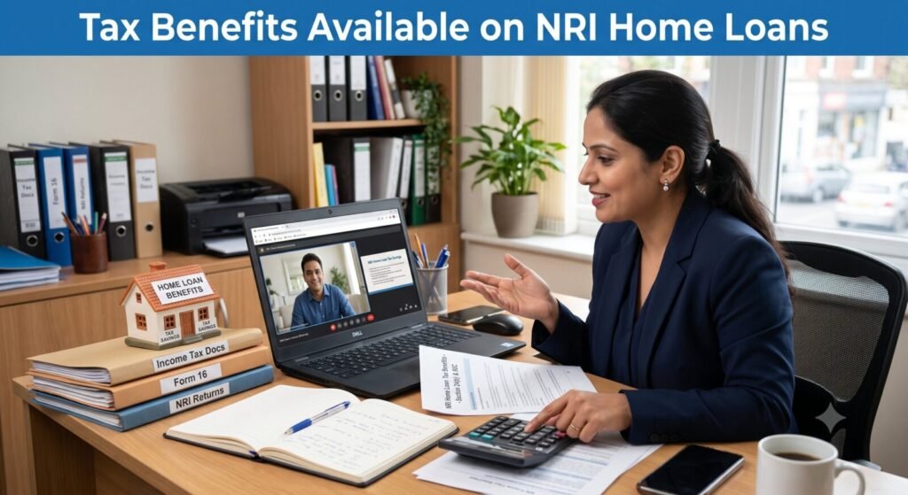 Tax benefits on NRI Home Loan India 2026.