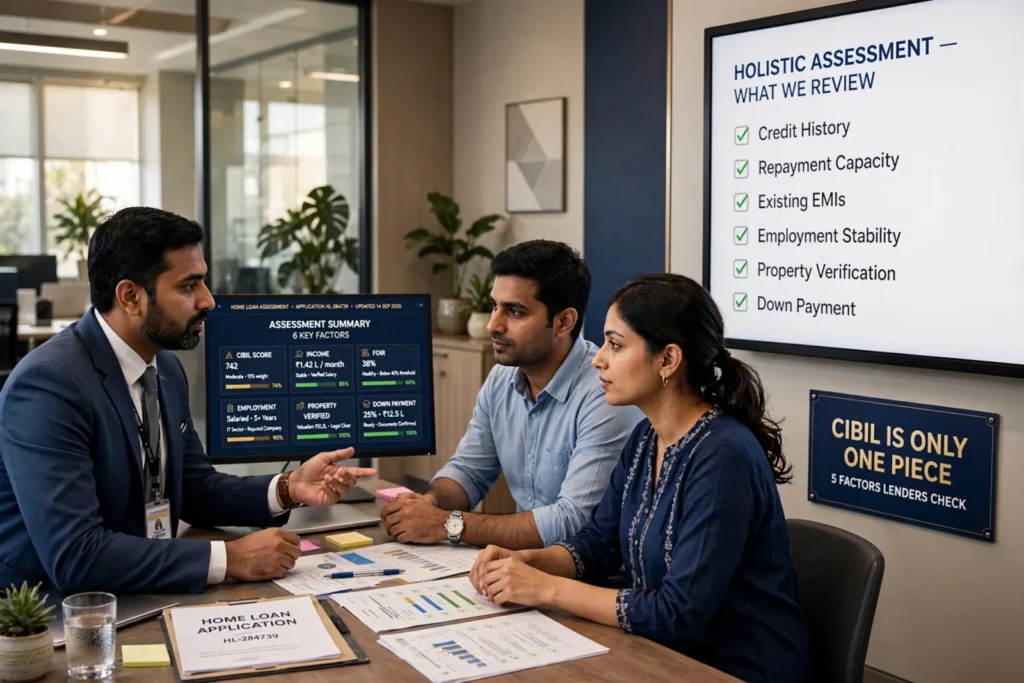 CIBIL Score for Home Loan: What Score Do You Need in India? | PennyPowerPlay Home loan approval factors beyond CIBIL score