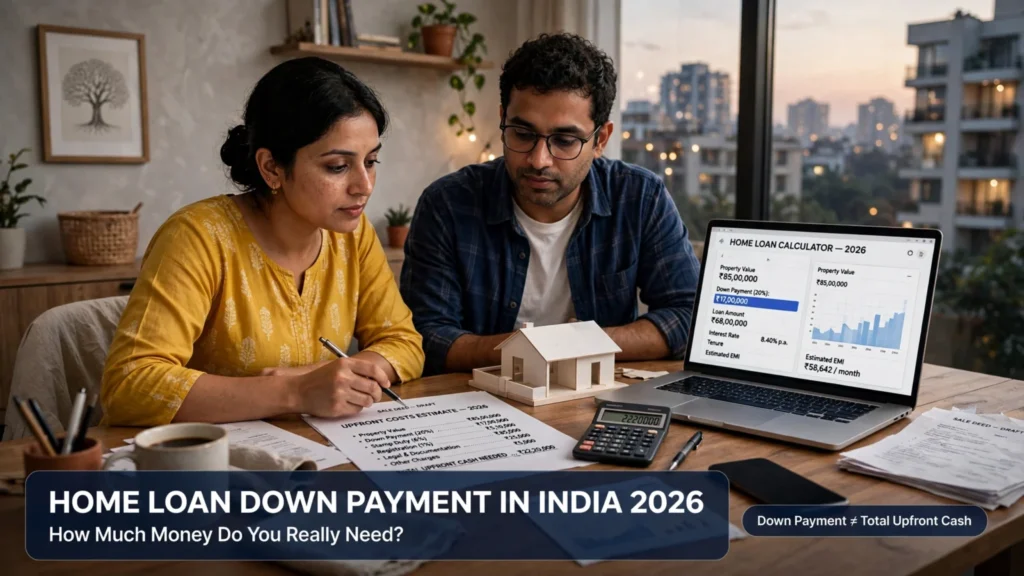 home loan down payment india