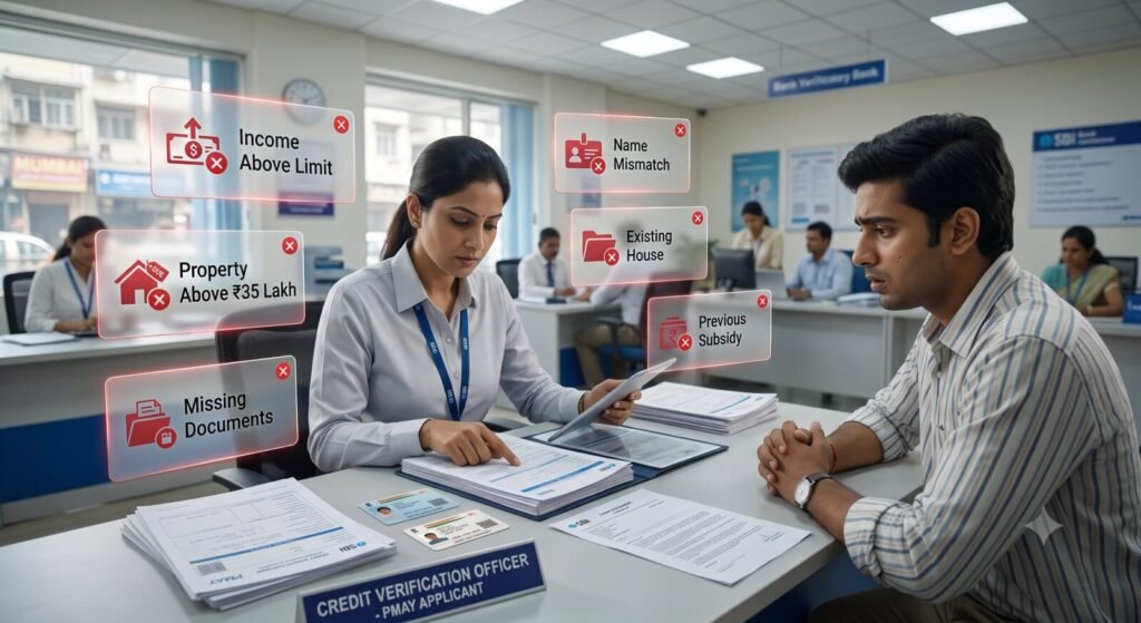 PMAY Subsidy Guide 2026: How to Save Up to ₹1.8 Lakh on Your Home Loan (Complete Step-by-Step) | PennyPowerPlay Common reasons why PMAY subsidy applications get rejected in India.