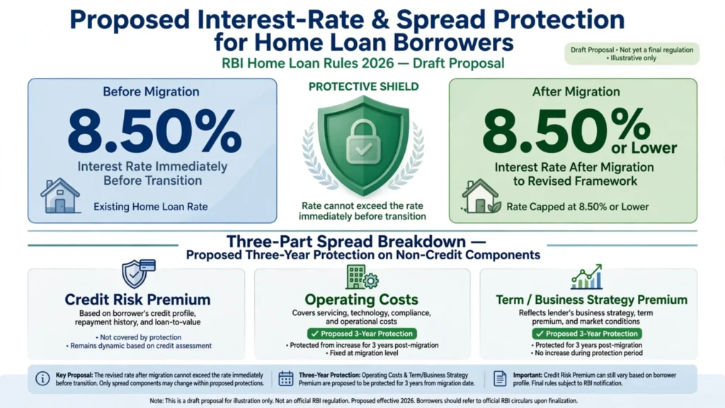 RBI home loan rules 2026 interest rate and spread protection