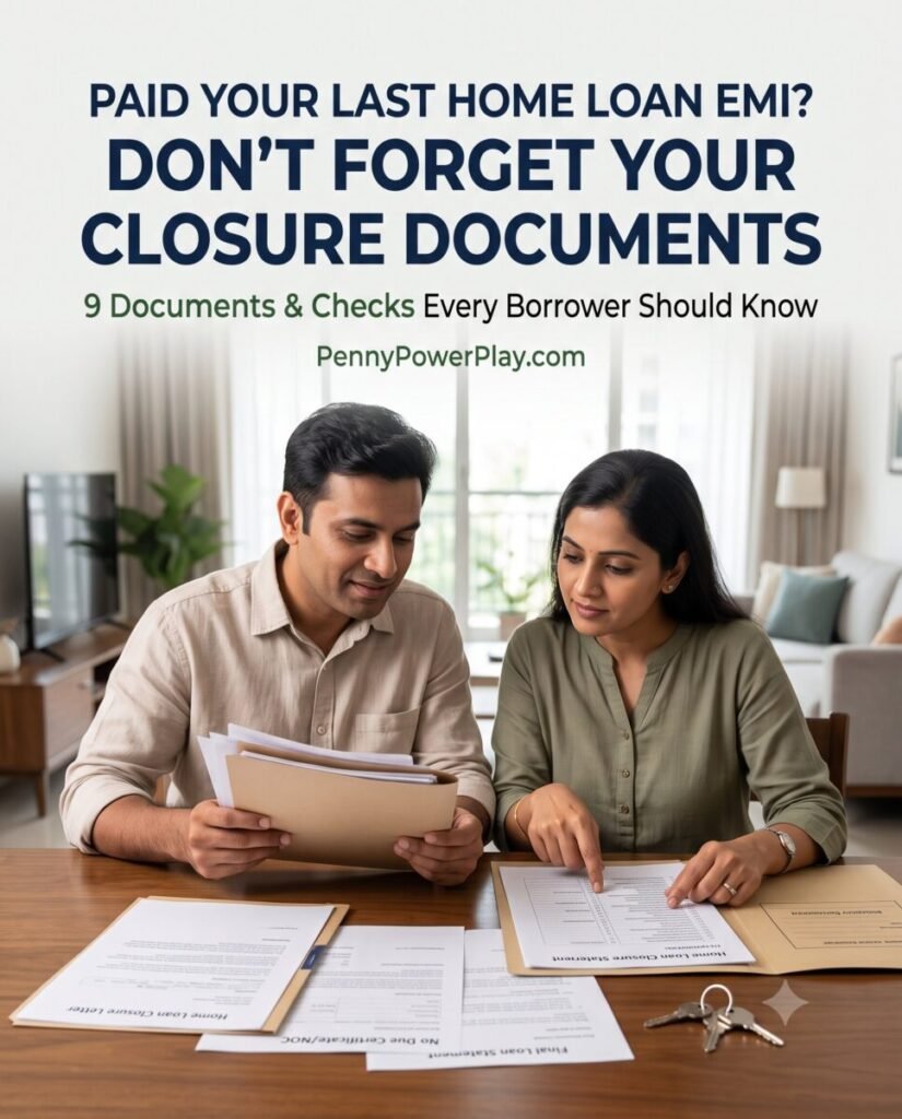 home loan closure documents after paying final EMI
