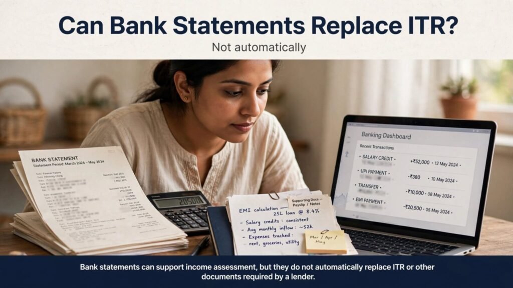 Bank statements used to support home loan income assessment