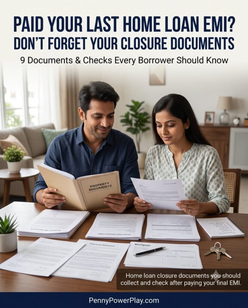 home loan closure documents after final EMI