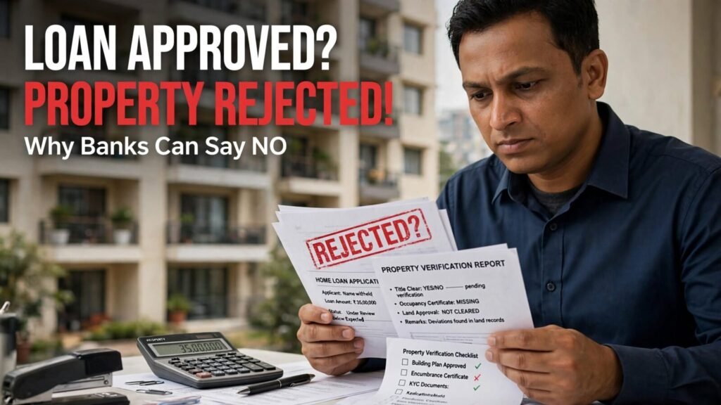 Home loan rejected because of property: borrower approved but property rejected